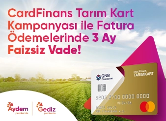 Ease of Payment for Farmers  with Agricultural Card from Aydem Retail and Gediz Retail